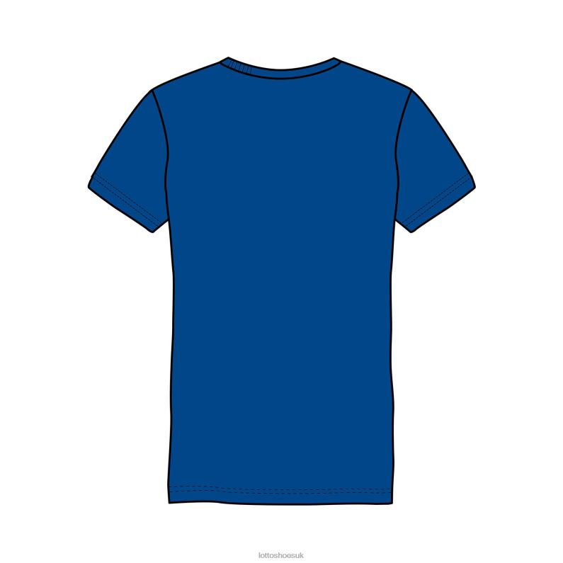 ATHLETICA B III TEE JS Kids 446TN1138 Apparel ROYAL TEAM/NAVY BLUE Lotto