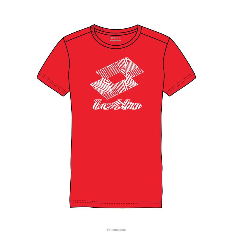 SMART B III TEE Kids 446TN1143 Apparel FLAME RED Lotto