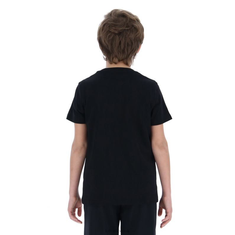 SMART B II TEE JS Kids 446TN1141 Apparel ALL BLACK Lotto