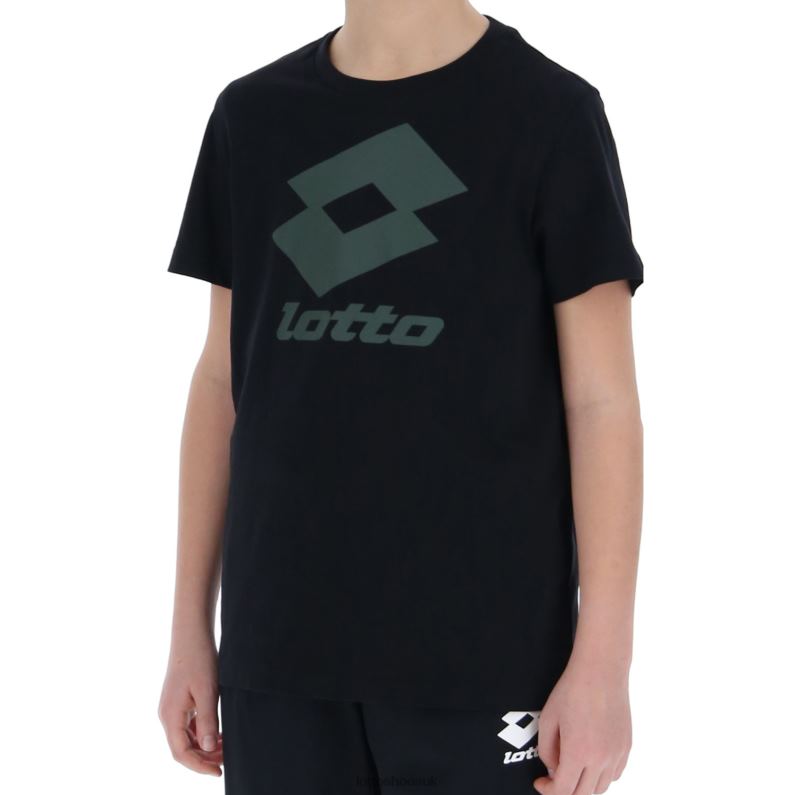 SMART B II TEE JS Kids 446TN1141 Apparel ALL BLACK Lotto