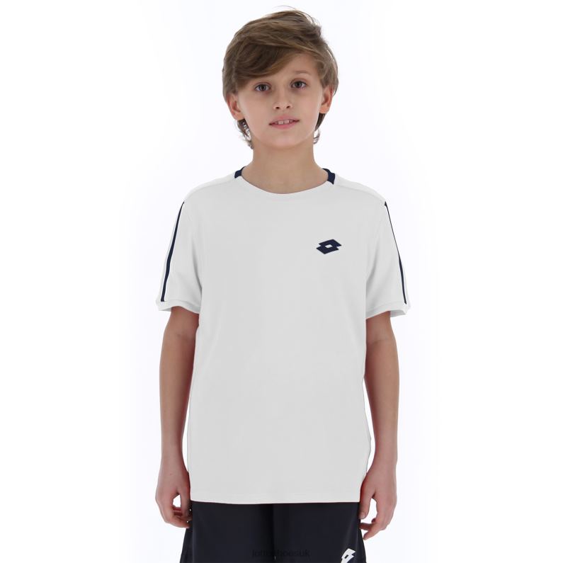 SQUADRA B II TEE PL Kids 446TN1171 Apparel BRIGHT WHITE Lotto