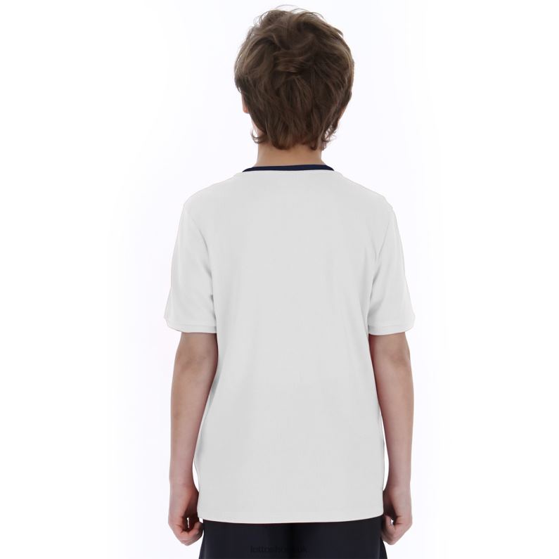 SQUADRA B II TEE PL Kids 446TN1171 Apparel BRIGHT WHITE Lotto