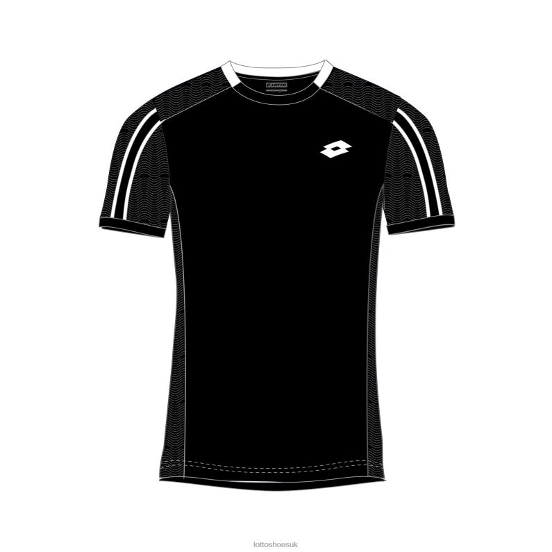 SQUADRA B II TEE PL Kids 446TN1173 Apparel ALL BLACK Lotto