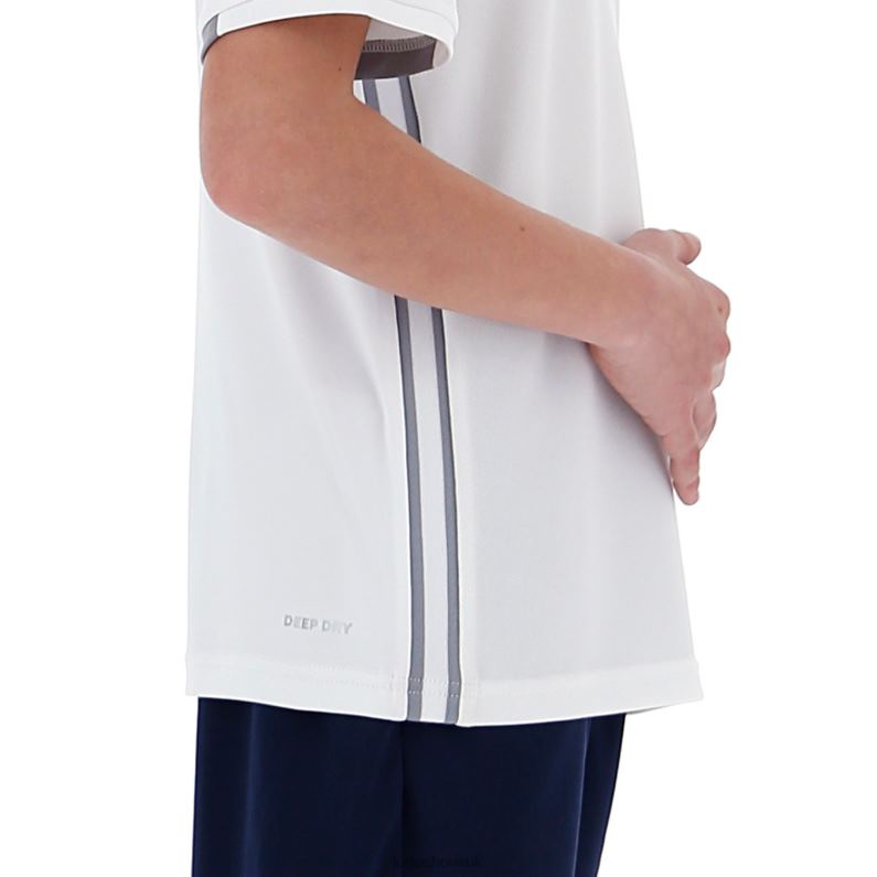 SQUADRA B TEE Kids 446TN1166 Apparel BRILLIANT WHITE Lotto