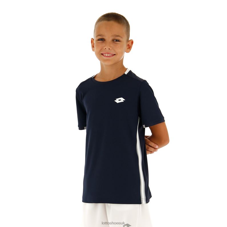 SQUADRA B TEE PL Kids 446TN1165 Apparel NAVY BLUE Lotto