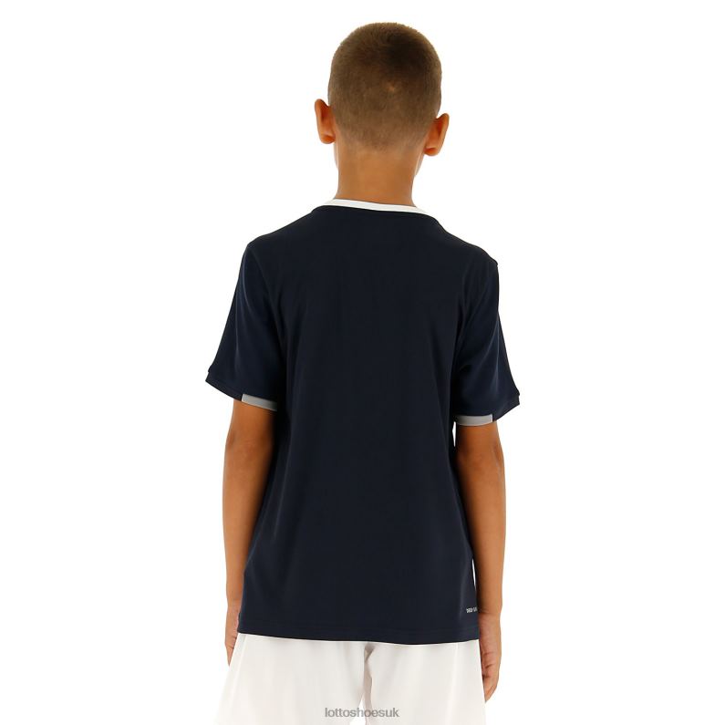 SQUADRA B TEE PL Kids 446TN1165 Apparel NAVY BLUE Lotto