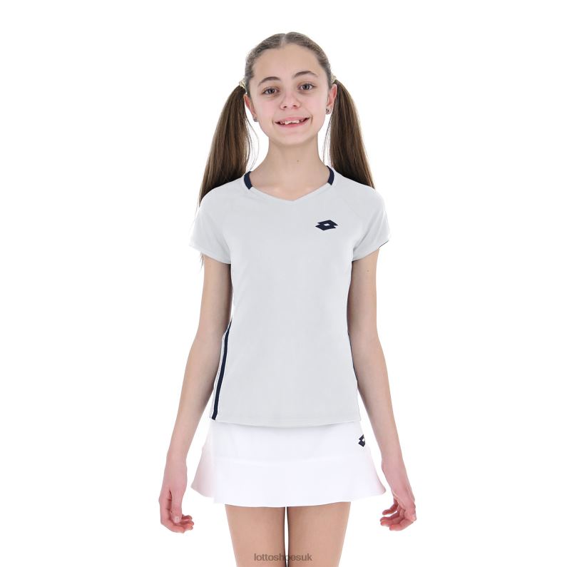 SQUADRA G II TEE PL Kids 446TN1175 Apparel BRIGHT WHITE Lotto
