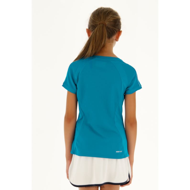 SQUADRA G TEE Kids 446TN1170 Apparel MOSAIC BLUE Lotto