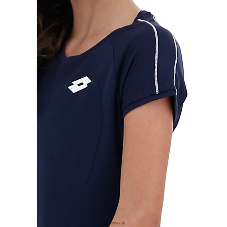 SQUADRA G TEE PL Kids 446TN1167 Apparel NAVY BLUE Lotto