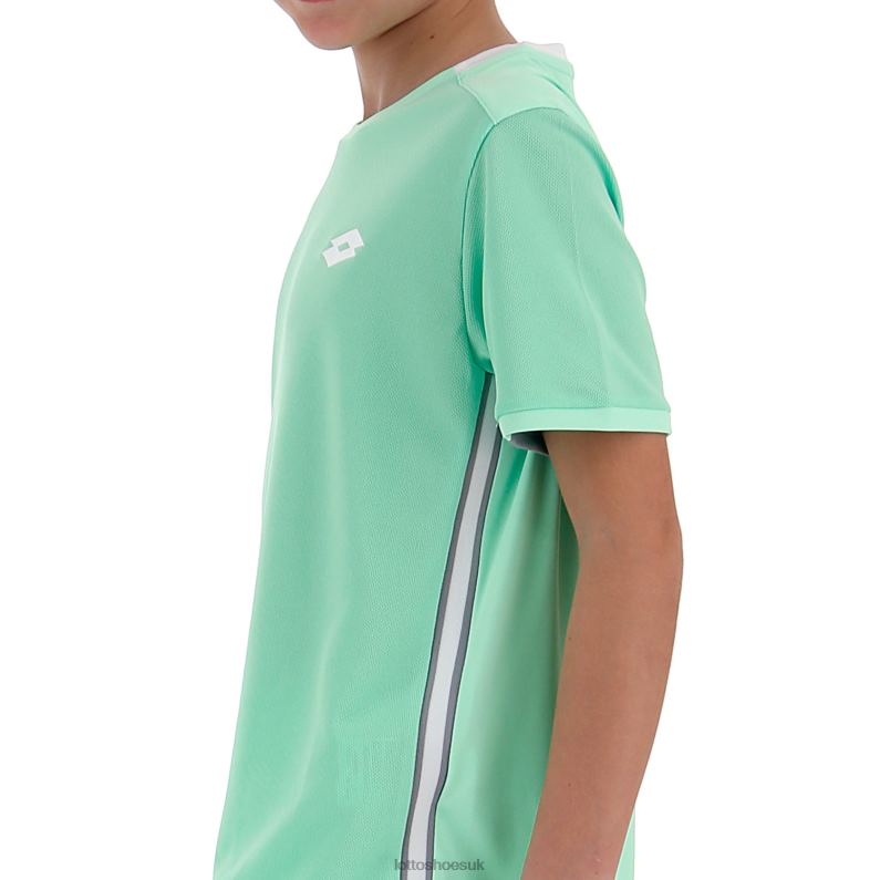 SQUADRA TEE Kids 446TN1186 Apparel GREEN APPLE NEO Lotto