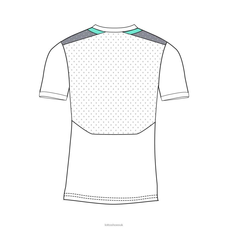 TOP B IV TEE 1 Kids 446TN1158 Apparel BRIGHT WHITE/GREEN 929C Lotto