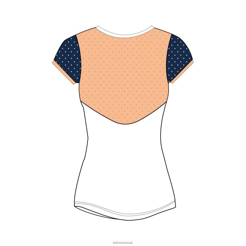 TOP G IV TEE 1 Kids 446TN1162 Apparel BRIGHT WHITE/ORANGE BEAT Lotto