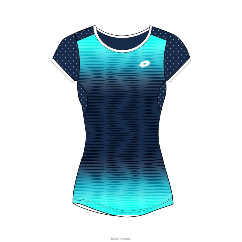 TOP G IV TEE 2 Kids 446TN1164 Apparel BLUE ATOLL/NAVY BLUE Lotto