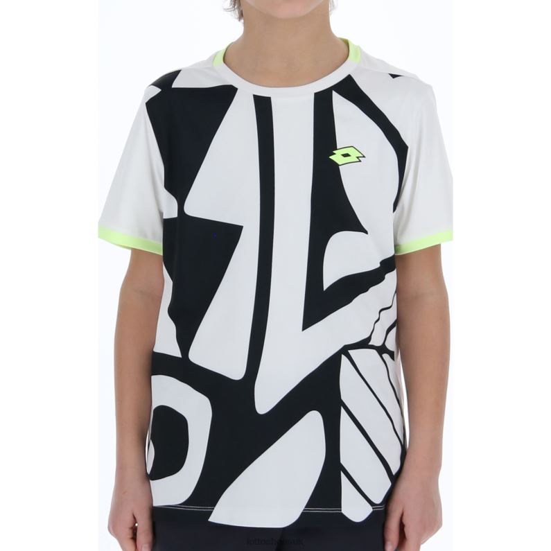 TOP TEN B III TEE PRT2 PL Kids 446TN1185 Apparel BRIGHT WHITE Lotto