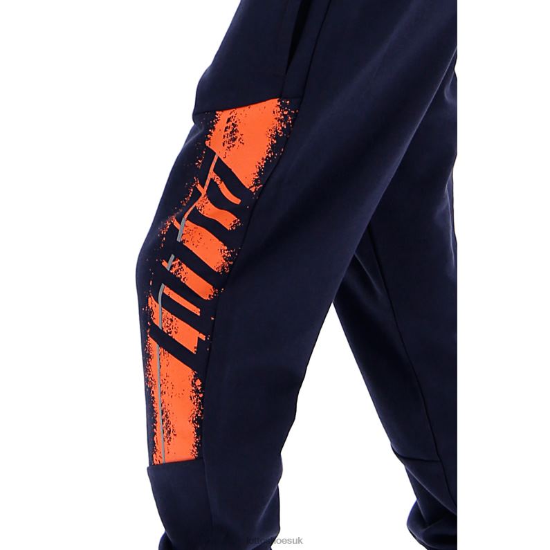 LOGO PANTS Kids 446TN1199 Apparel NAVY BLUE Lotto