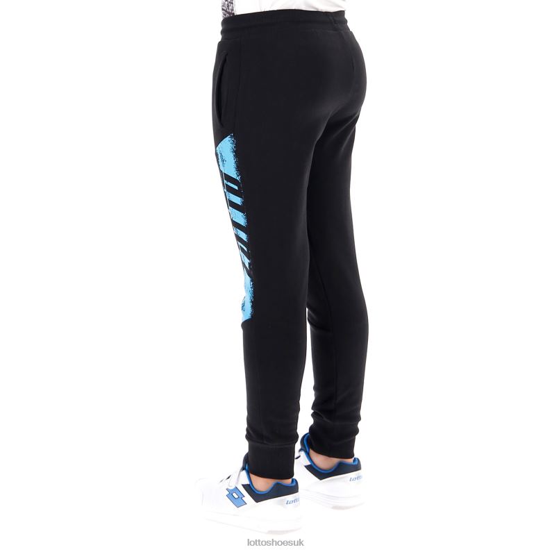 LOGO PANTS Kids 446TN1200 Apparel ALL BLACK Lotto