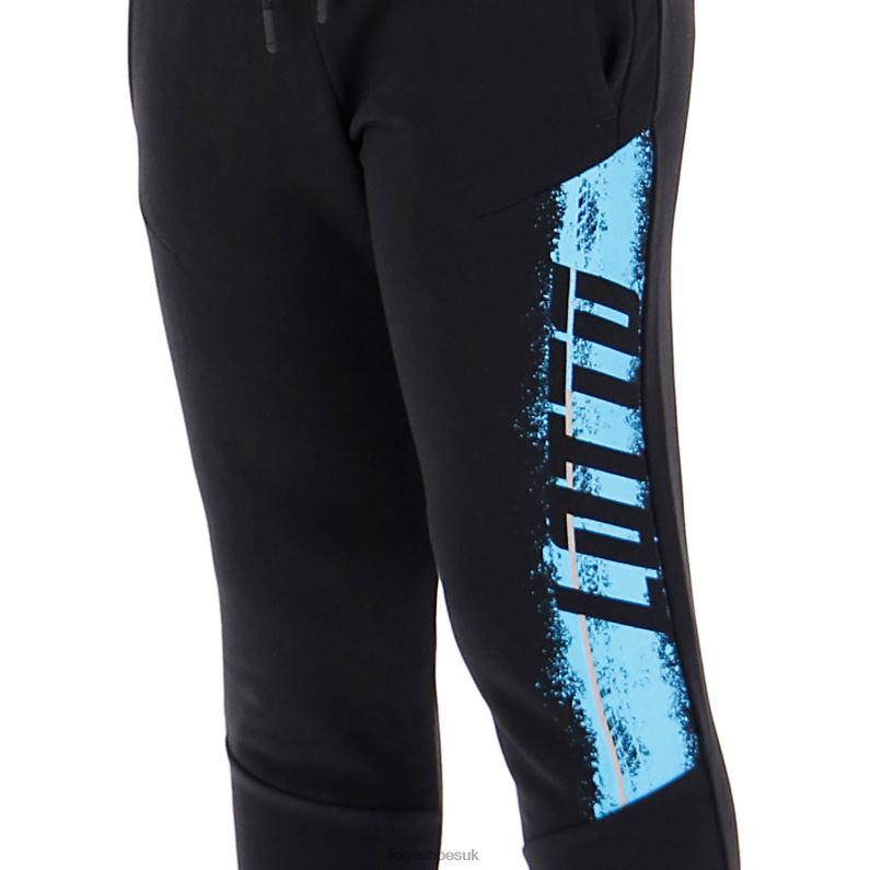 LOGO PANTS Kids 446TN1200 Apparel ALL BLACK Lotto