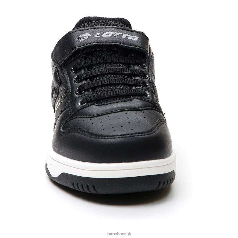 ROCKET AMF II LTH CL S Kids 446TN1064 Shoes ALL BLACK Lotto