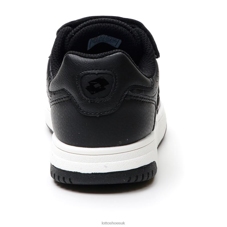 ROCKET AMF II LTH CL S Kids 446TN1064 Shoes ALL BLACK Lotto