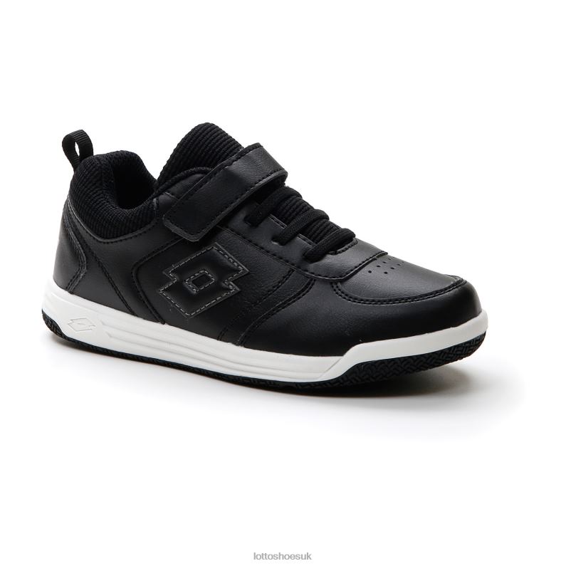 SET ACE AMF XIX 1 CL S Kids 446TN1067 Shoes ALL BLACK/GRAVITY TITAN Lotto