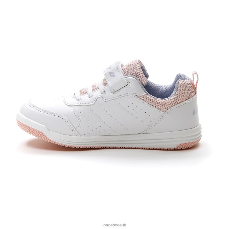 SET ACE AMF XVIII CL S Kids 446TN1077 Shoes WHITE/PEACH WHIP/HEAVENLY 9381 Lotto