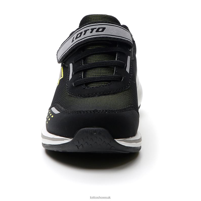 SPEEDEVO 600 AMF II CL S Kids 446TN1094 Shoes ALL BLACK/ACACIA GREEN Lotto