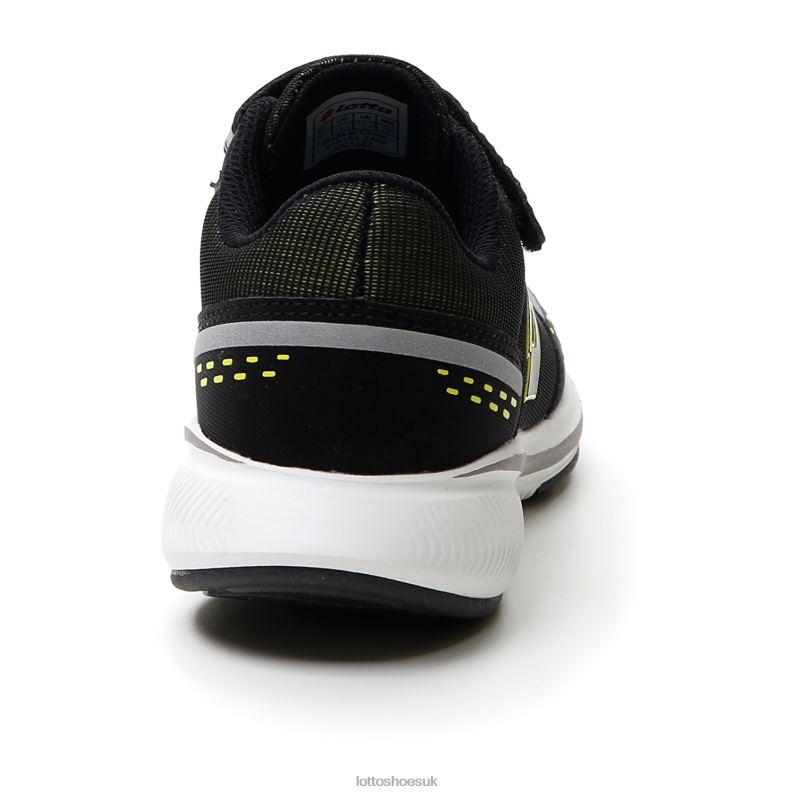 SPEEDEVO 600 AMF II CL S Kids 446TN1094 Shoes ALL BLACK/ACACIA GREEN Lotto