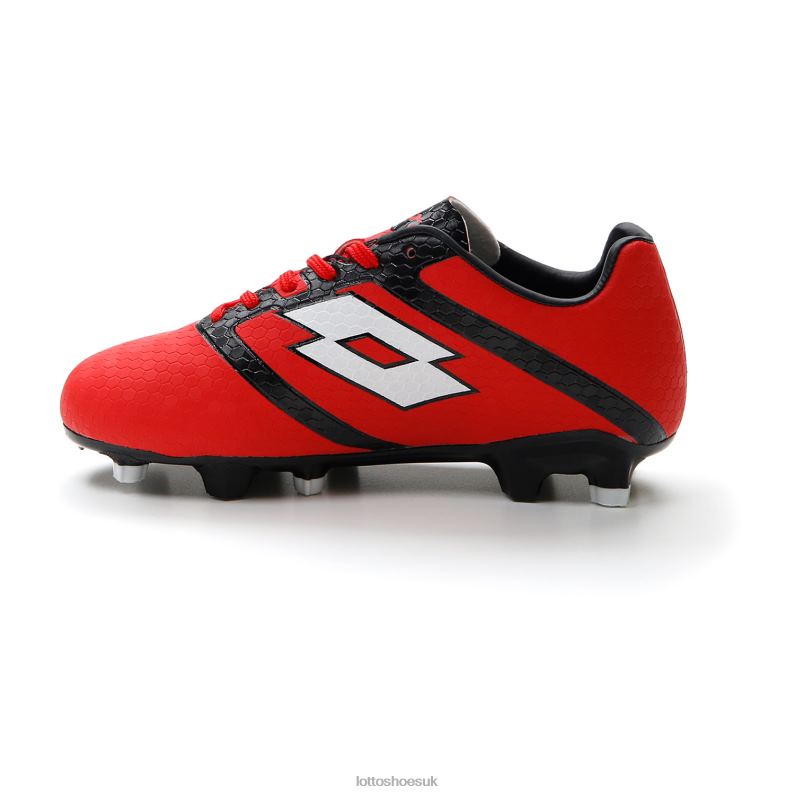 MAESTRO 700 IV FG JR Kids 446TN1102 Shoes FLAME RED/ALL BLACK Lotto