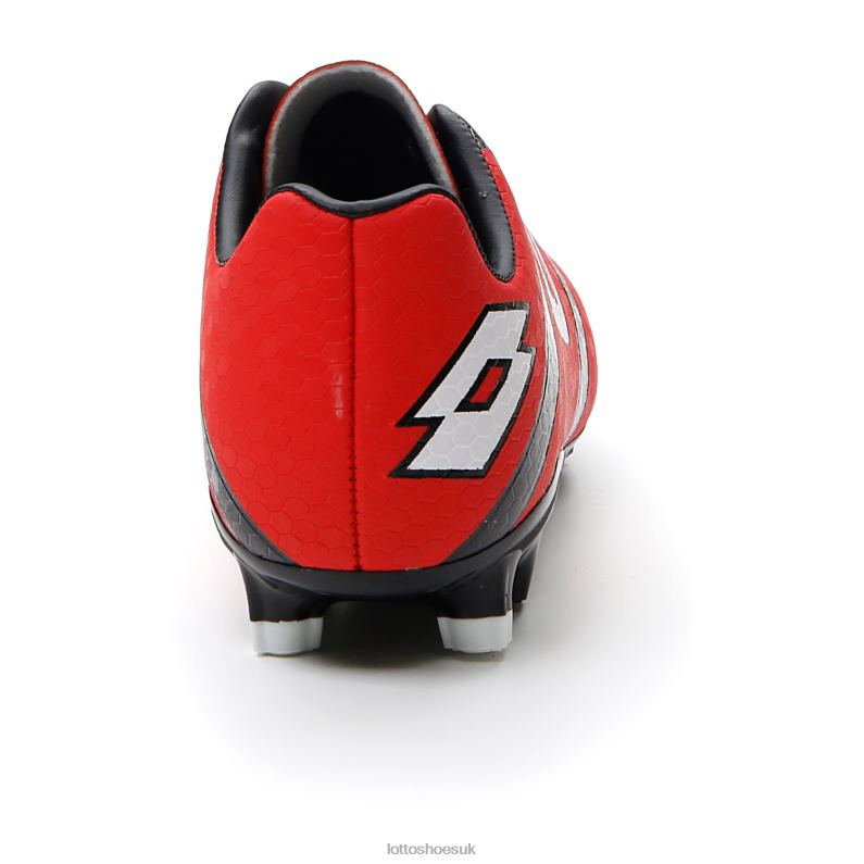 MAESTRO 700 IV FG JR Kids 446TN1102 Shoes FLAME RED/ALL BLACK Lotto