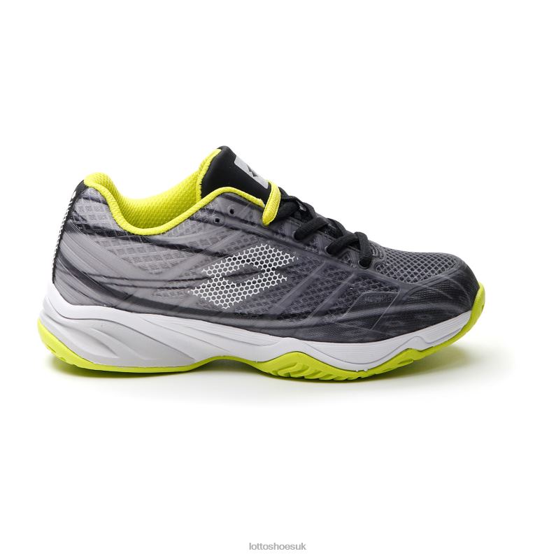 MIRAGE 300 ALR JR Kids 446TN1122 Shoes ALL BLACK/ALL WHITE/ACACIA GREEN Lotto