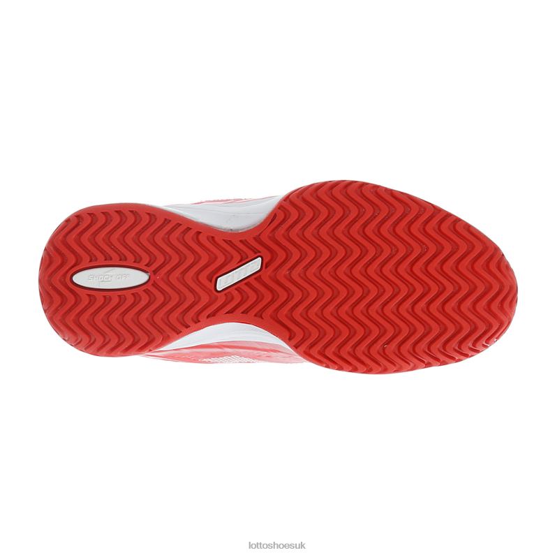 MIRAGE 300 ALR JR Kids 446TN1123 Shoes PINK CHERRY/ALL WHITE/RED POPPY Lotto