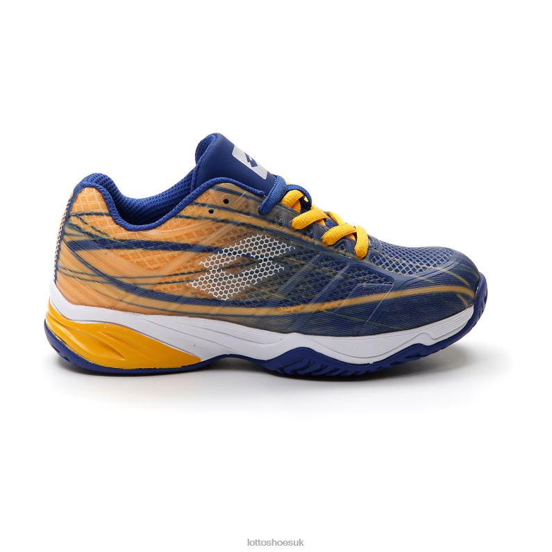 MIRAGE 300 ALR JR Kids 446TN1124 Shoes SODALITE BLUE/ALL WHITE/SAFFRON Lotto