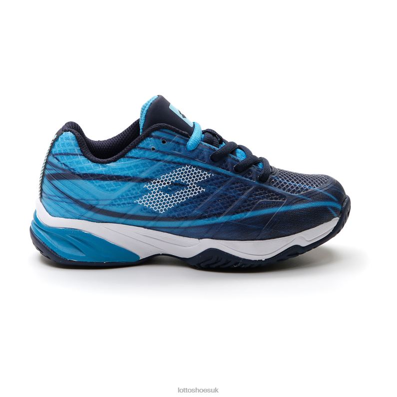 MIRAGE 300 ALR JR Kids 446TN1125 Shoes NAVY BLUE/ALL WHITE/BLUE OCEAN Lotto