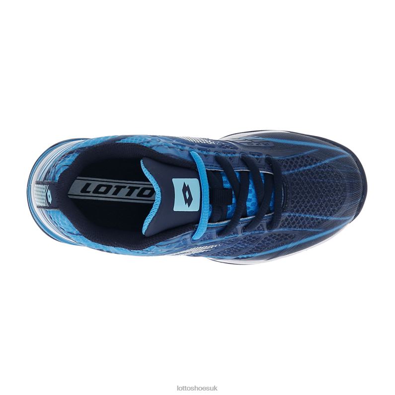 MIRAGE 300 ALR JR Kids 446TN1125 Shoes NAVY BLUE/ALL WHITE/BLUE OCEAN Lotto