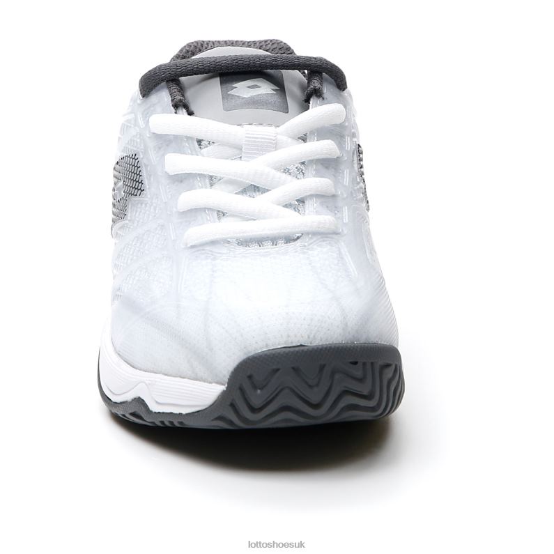 MIRAGE 300 ALR JR Kids 446TN1127 Shoes ALL WHITE/ASPHALT/VAPOR GRAY Lotto