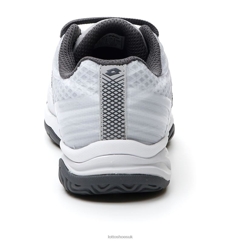 MIRAGE 300 ALR JR Kids 446TN1127 Shoes ALL WHITE/ASPHALT/VAPOR GRAY Lotto