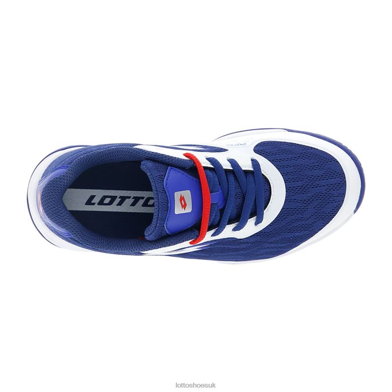 MIRAGE 600 ALR JR Kids 446TN1134 Shoes SODALITE BLUE/ALL WHITE/AMPARO BLUE Lotto