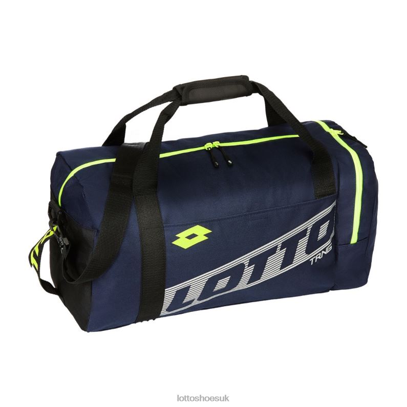 BAG GYM S Man 446TN653 Accessoris NAVY BLUE/SILVER METAL/SAFETY YELLOW Lotto