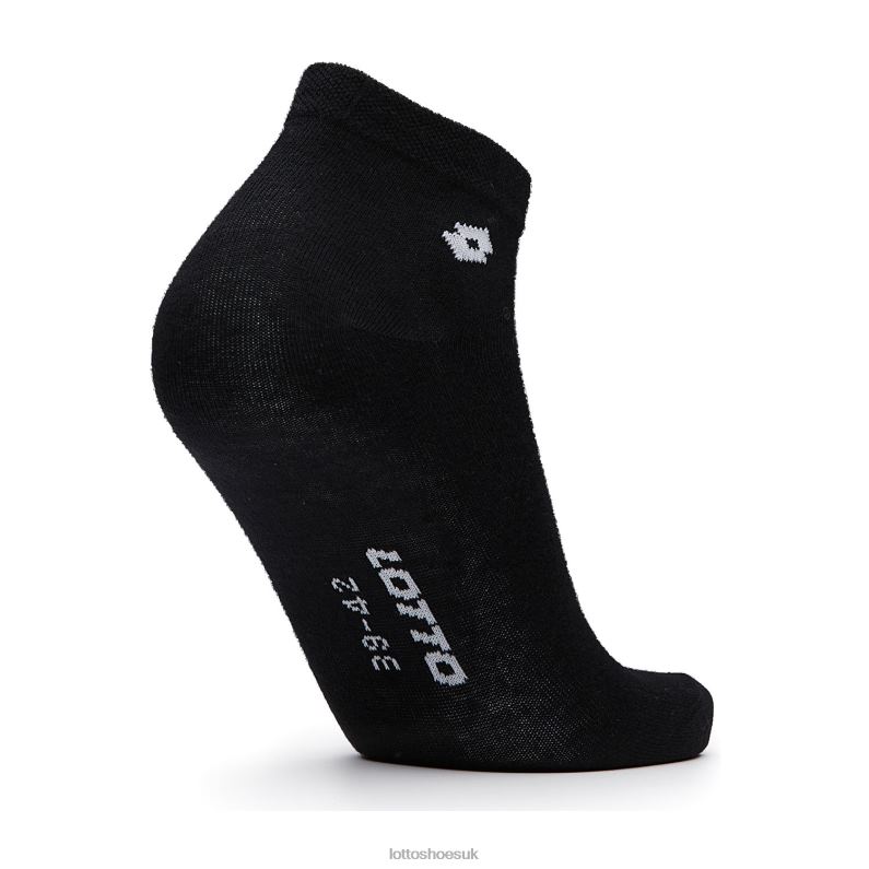 SOCK ANKLE II - PK3PRS Man 446TN660 Accessoris ALL BLACK Lotto