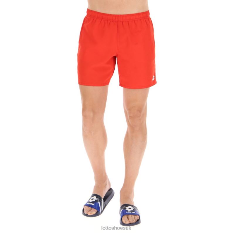 SHORT BEACH BASIC Man 446TN636 Apparel FLAME RED Lotto