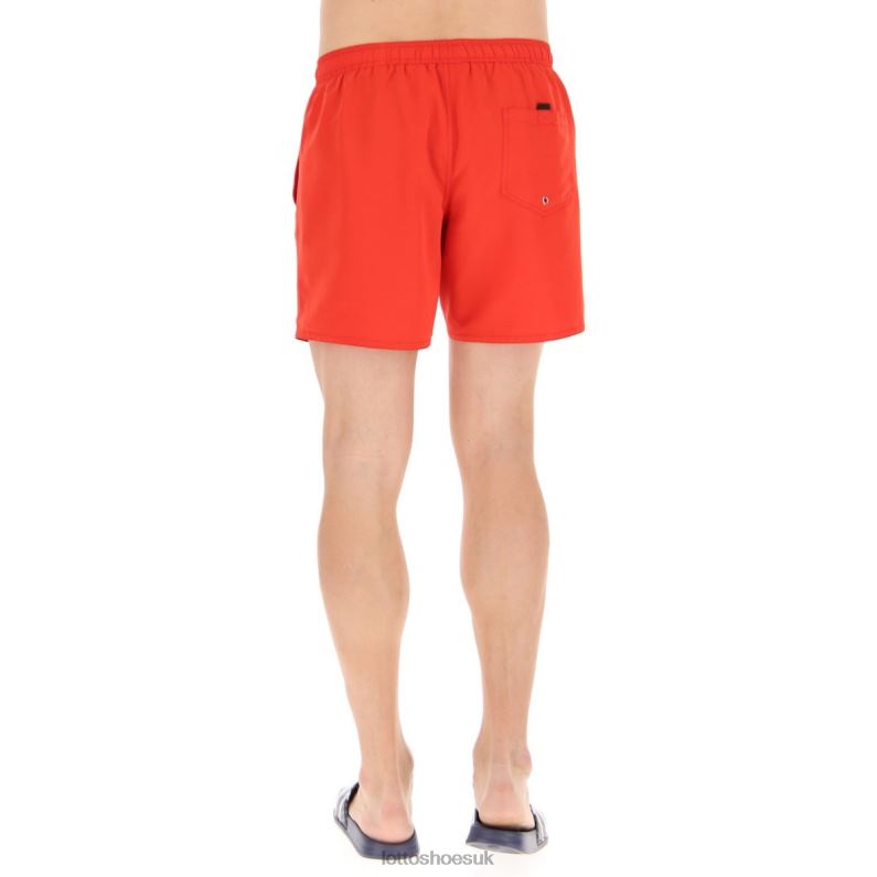 SHORT BEACH BASIC Man 446TN636 Apparel FLAME RED Lotto
