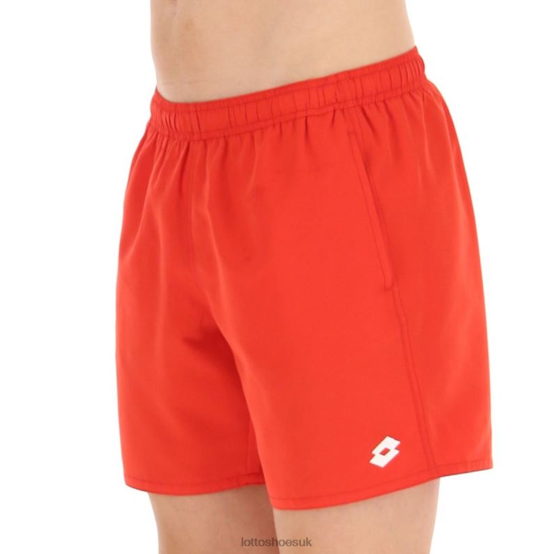 SHORT BEACH BASIC Man 446TN636 Apparel FLAME RED Lotto