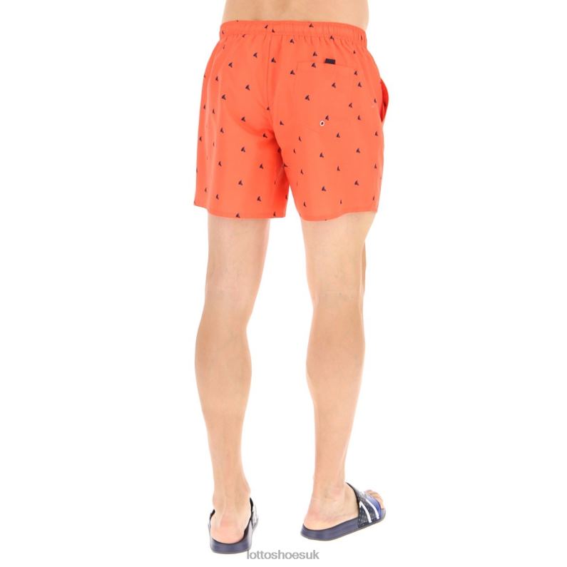 SHORT BEACH SAIL Man 446TN630 Apparel HOT CORAL Lotto