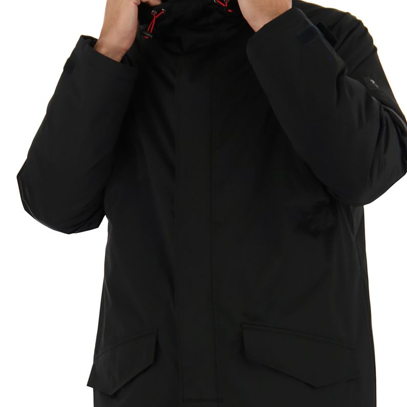 PARKA CERVINO III NY Man 446TN552 Apparel ALL BLACK Lotto