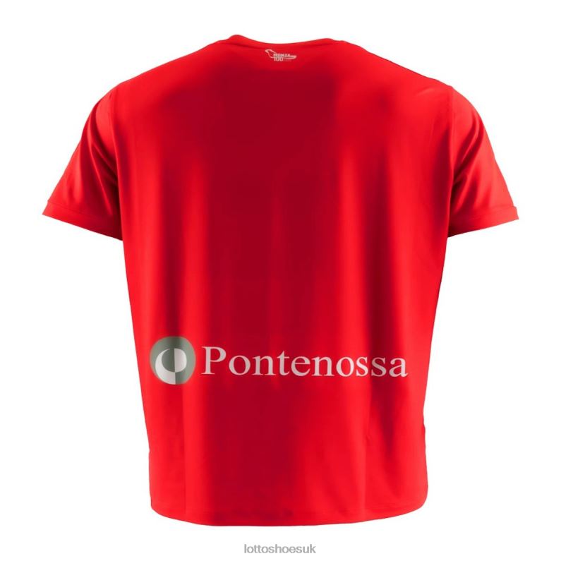 AC Monza Home 22/23 Authentic Man 446TN640 Apparel FLAME RED Lotto