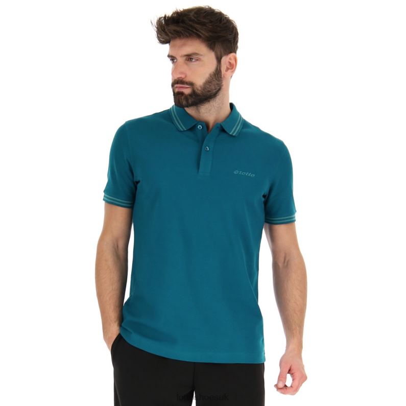 POLO CLASSICA Man 446TN560 Apparel LYONS BLUE/BRITTANY BLUE Lotto