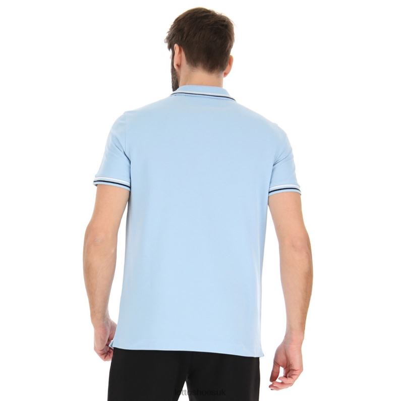 POLO CLASSICA Man 446TN561 Apparel AIRY BLUE/BRIGHT WHITE Lotto