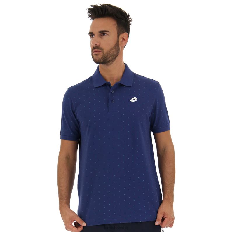 POLO ELBA II PQ Man 446TN581 Apparel BLUE PEONY Lotto