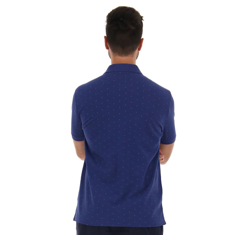 POLO ELBA II PQ Man 446TN581 Apparel BLUE PEONY Lotto