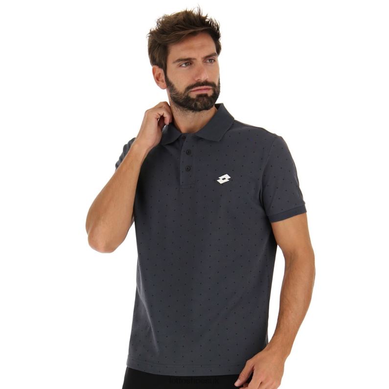 POLO ELBA II PQ Man 446TN582 Apparel EBONY Lotto